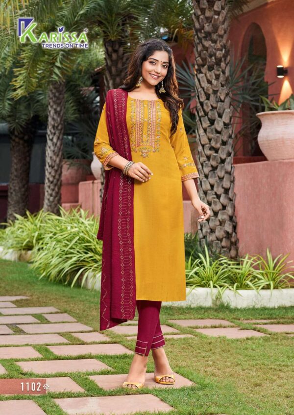 karissa trends akshara vol 1 1101 1106 series trendy designer kurti manufacturer surat 1 2023 01 23 20 05 12