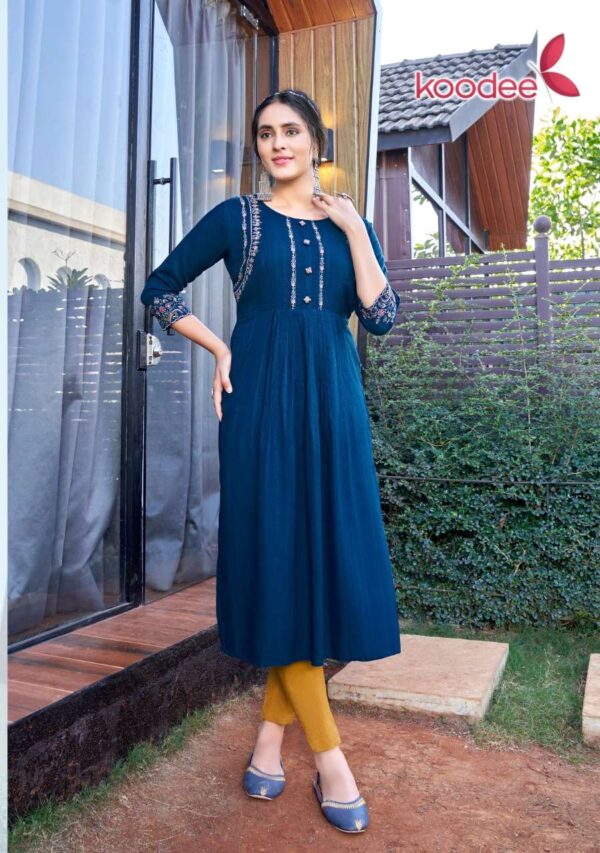 koodee morni vol 1 1001 1006 series fancy work designer only kurtis catalogue latest collection 8 2023 01 21 15 11 54