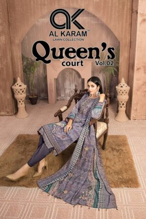 AL KARAM QUEENS COURT VOL 2 New Catalogue Rehmat Boutique Al Karam  AL KARAM QUEENS COURT VOL 2, AL KARAM QUEENS COURT VOL 2 latest catalogue 2023, AL KARAM QUEENS COURT VOL 2 single piece, AL KARAM QUEENS COURT VOL 2 Catalogue price, AL KARAM QUEENS COURT VOL 2 wholesale price, AL KARAM QUEENS COURT VOL 2 latest catalogue, AL KARAM QUEENS COURT VOL 2 suits price, AL KARAM QUEENS COURT VOL 2 ethnic, AL KARAM QUEENS COURT VOL 2 indian salwar suit, AL KARAM QUEENS COURT VOL 2 dress material AL-KARAM-QUEENS-COURT-VOL-2-CAMBRIC-PRINTED-KARACHI-SUITS-AT-SURAT-1