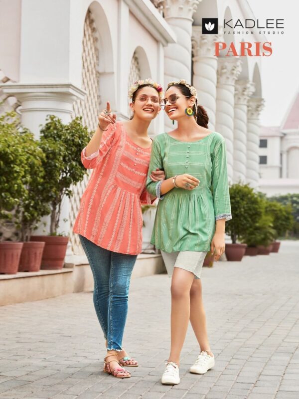 KADLEE PARIS New Catalogue Rehmat Boutique Kadlee Fashion  KADLEE PARIS, KADLEE PARIS latest catalogue 2023, KADLEE PARIS single piece, KADLEE PARIS Catalogue price, KADLEE PARIS wholesale price, KADLEE PARIS latest catalogue, KADLEE PARIS suits price, KADLEE PARIS ethnic, KADLEE PARIS indian salwar suit, KADLEE PARIS dress material KADLEE-PARIS-FANCY-RAYON-PRINTED-SHORT-TOPS-BY-MITTOO-1