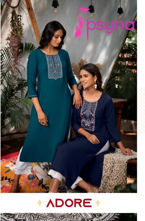 PSYNA ADORE New Catalogue Rehmat Boutique Kurti  PSYNA ADORE, PSYNA ADORE latest catalogue 2023, PSYNA ADORE single piece, PSYNA ADORE Catalogue price, PSYNA ADORE wholesale price, PSYNA ADORE latest catalogue, PSYNA ADORE suits price, PSYNA ADORE ethnic, PSYNA ADORE indian salwar suit, PSYNA ADORE dress material PSYNA-ADORE-RAYON-SLUB-EMBROIDERY-KURTIS-MANUFACTURER-SURAT-1.jpg-nggid0595037-ngg0dyn-0x0x100-00f0w010c010r110f110r010t010