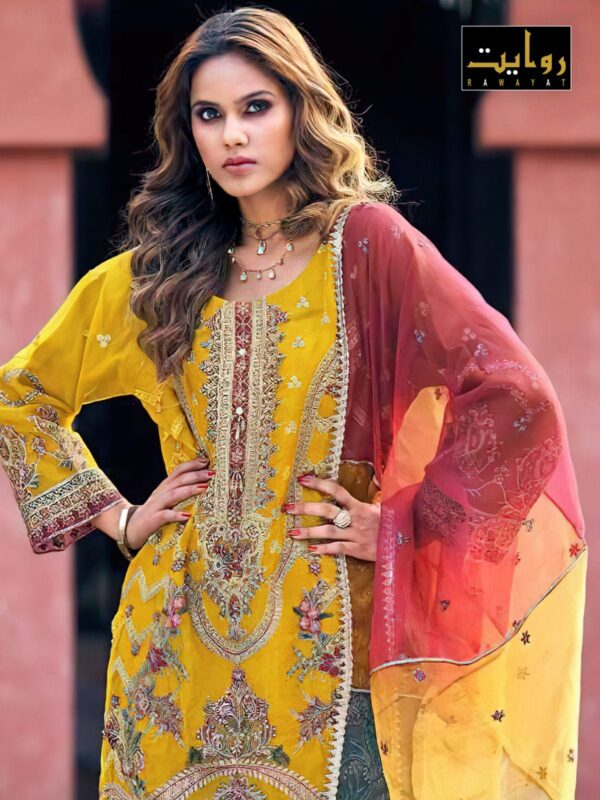 RAWAYAT NOOR HITS VOL 3 New Catalogue Rehmat Boutique Dress Material  RAWAYAT NOOR HITS VOL 3, RAWAYAT NOOR HITS VOL 3 latest catalogue 2023, RAWAYAT NOOR HITS VOL 3 single piece, RAWAYAT NOOR HITS VOL 3 Catalogue price, RAWAYAT NOOR HITS VOL 3 wholesale price, RAWAYAT NOOR HITS VOL 3 latest catalogue, RAWAYAT NOOR HITS VOL 3 suits price, RAWAYAT NOOR HITS VOL 3 ethnic, RAWAYAT NOOR HITS VOL 3 indian salwar suit, RAWAYAT NOOR HITS VOL 3 dress material RAWAYAT-NOOR-HITS-VOL-3-ORGANZA-EMBROIDERY-PAKISTANI-SUITS-WHOLESALE-1