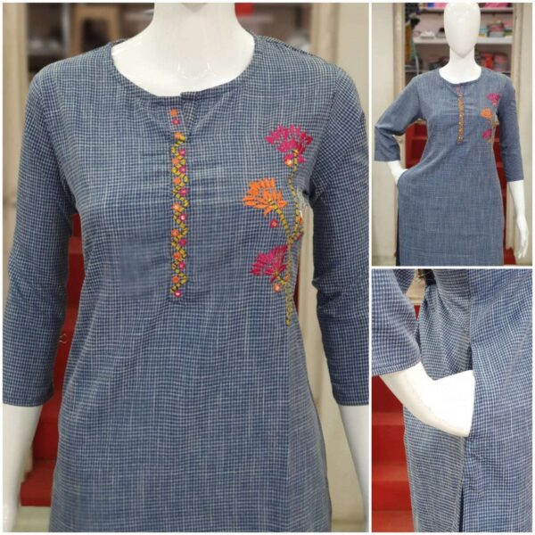 pratham fashion dilbar designer light work pocket kurtis collection 5 2023 02 03 15 00 15