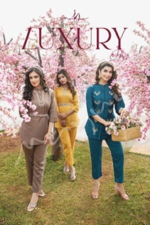 MAYUR CREATION LUXURY PRET CHINON TOP WITH PANT DESIGNER CATALOGUE BEST DISCOUNT SUPERB FANCY LATEST CATALOGUE 2023 NEW BEAUTIFUL CATALOGUE Rehmat Boutique