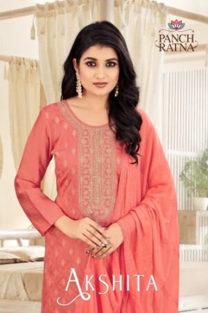 PANCH RATNA AKSHITA  NEW BEAUTIFUL CATALOGUE Rehmat Boutique