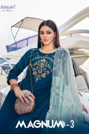 LILY & LALI MAGNUM VOL 3 NEW BEAUTIFUL CATALOGUE Rehmat Boutique