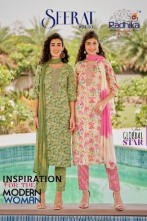 RADHIKA LIFESTYLE SEERAT VOL 3  NEW BEAUTIFUL CATALOGUE Rehmat Boutique