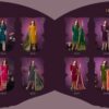 LILY & LALI MEENAKARI VOL 3 BEST DISCOUNT SUPERB FANCY LATEST CATALOGUE 2023 NEW BEAUTIFUL CATALOGUE Rehmat Boutique