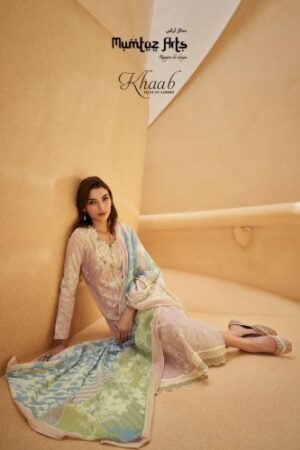MUMTAZ ARTS KHAAB NX BEST DISCOUNT SUPERB FANCY LATEST CATALOGUE 2023 NEW BEAUTIFUL CATALOGUE Rehmat Boutique