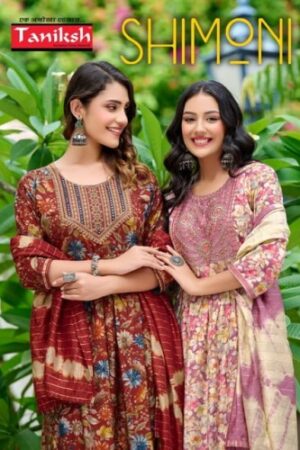 TANISHK FASHION SHIMONI BEST DISCOUNT SUPERB FANCY LATEST CATALOGUE 2023 NEW BEAUTIFUL CATALOGUE Rehmat Boutique