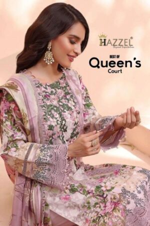 HAZZEL QUEENS COURT BEST DISCOUNT SUPERB FANCY LATEST CATALOGUE 2023 NEW BEAUTIFUL CATALOGUE Rehmat Boutique