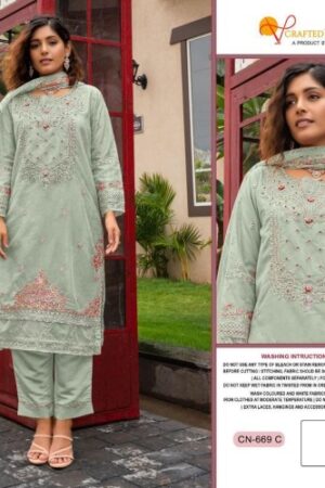 FEPIC CRAFTED NEEDLE 669 SERIES  BEST DISCOUNT SUPERB FANCY LATEST CATALOGUE 2023 NEW BEAUTIFUL CATALOGUE Rehmat Boutique