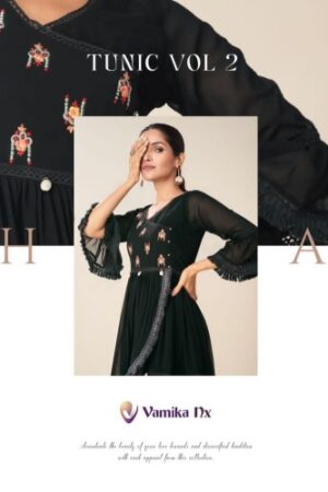 VAMIKA NX TUNIC VOL 2  BEST DISCOUNT SUPERB FANCY LATEST CATALOGUE 2023 NEW BEAUTIFUL CATALOGUE Rehmat Boutique