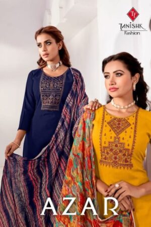TANISHK FASHION AZAR BEST DISCOUNT SUPERB FANCY LATEST CATALOGUE 2023 NEW BEAUTIFUL CATALOGUE Rehmat Boutique