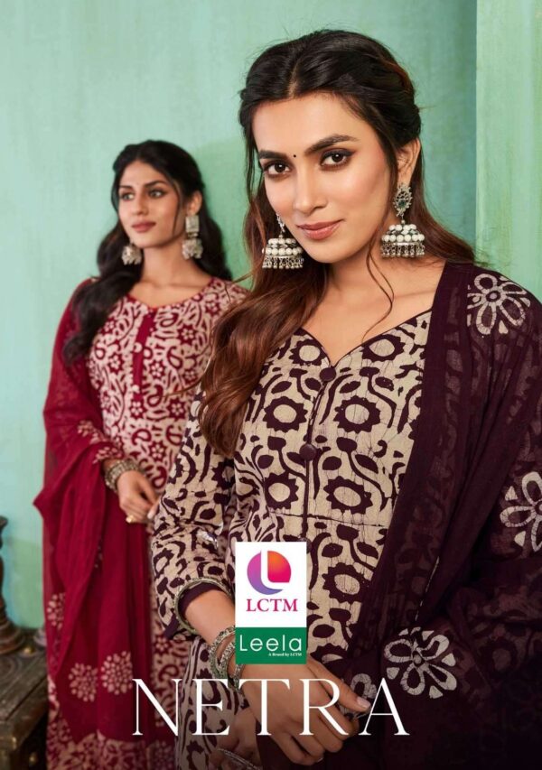 leela netra series 1001-1003 cambric suit  NEW BEAUTIFUL CATALOGUE - Image 6