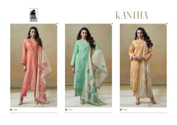 sahiba kantha pure cotton lawn digital print suit  NEW BEAUTIFUL CATALOGUE - Image 7