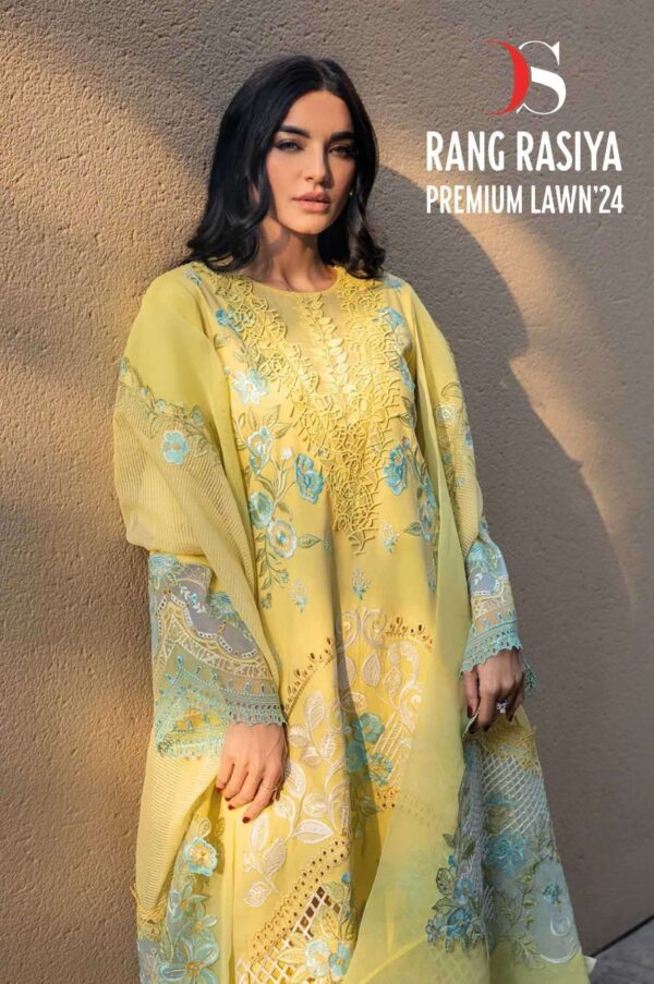 deepsy rangrasiya premium lawn 24 series 6021 6026 pure cotton suit 2024 04 26 17 55 44