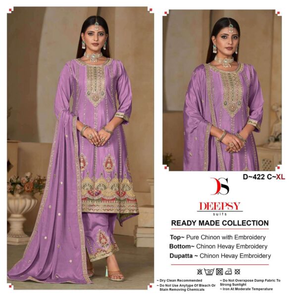 deepsy suit d 424 xl pure chinon readymade suit 4 2024 04 26 17 45 04