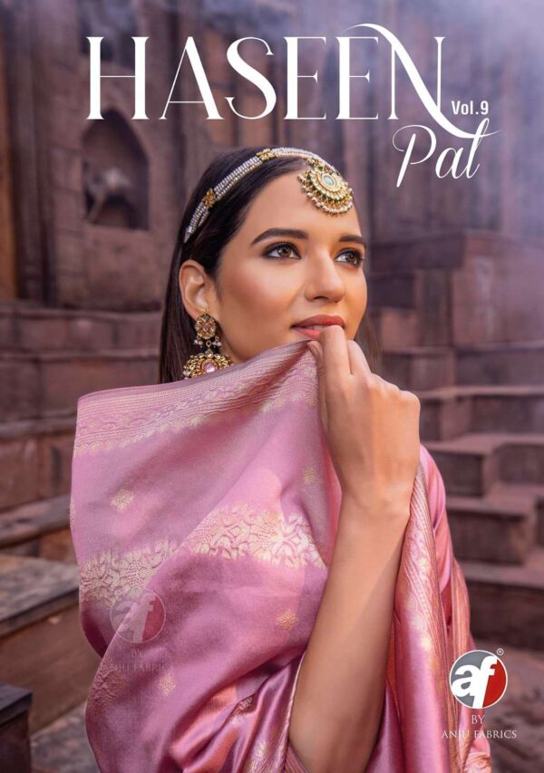 haseen pal vol 9 designer banarasi silk readymade suit  NEW BEAUTIFUL CATALOGUE - Image 11
