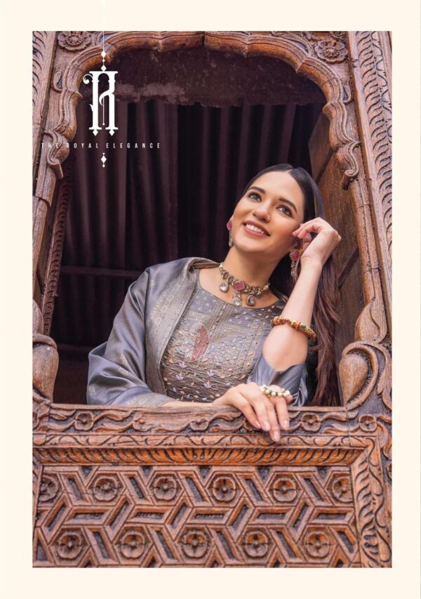 haseen pal vol 9 designer banarasi silk readymade suit  NEW BEAUTIFUL CATALOGUE - Image 12