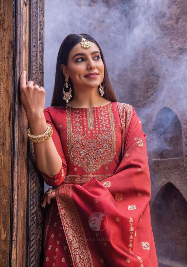 haseen pal vol 9 designer banarasi silk readymade suit  NEW BEAUTIFUL CATALOGUE - Image 14