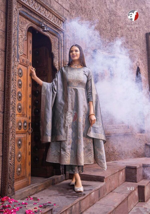 haseen pal vol 9 designer banarasi silk readymade suit  NEW BEAUTIFUL CATALOGUE - Image 4