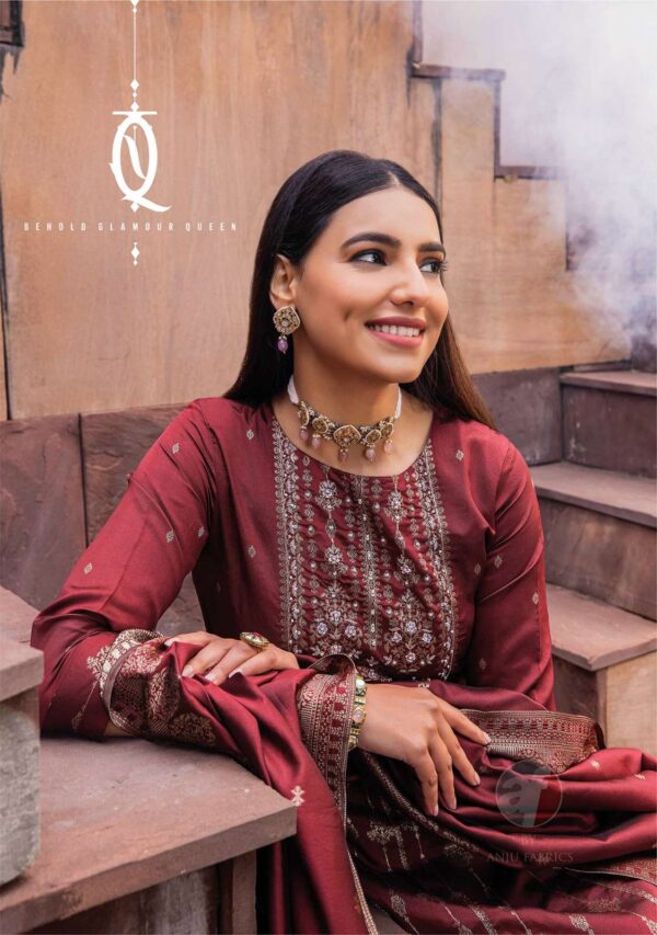 haseen pal vol 9 designer banarasi silk readymade suit  NEW BEAUTIFUL CATALOGUE - Image 7