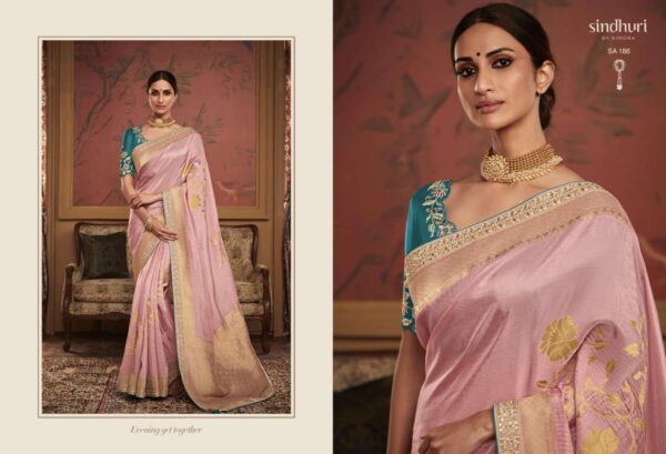 kimora sindhuri maharani series 182-192 Soft Pure Dola Silk Saree  NEW BEAUTIFUL CATALOGUE - Image 19