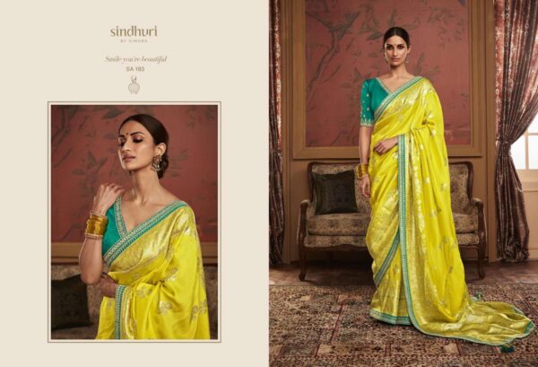 kimora sindhuri maharani series 182-192 Soft Pure Dola Silk Saree  NEW BEAUTIFUL CATALOGUE - Image 21