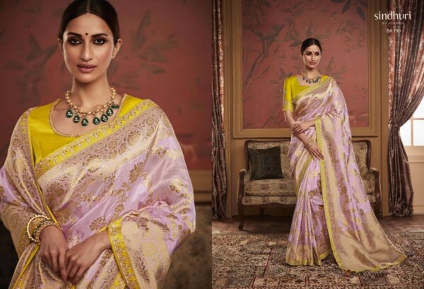 kimora sindhuri maharani series 182-192 Soft Pure Dola Silk Saree  NEW BEAUTIFUL CATALOGUE - Image 7