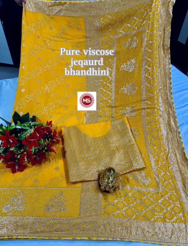 ms brand beautiful viscose zcard zari weaving c pallu lehriya silk saree 3 2024 05 01 08 54 44