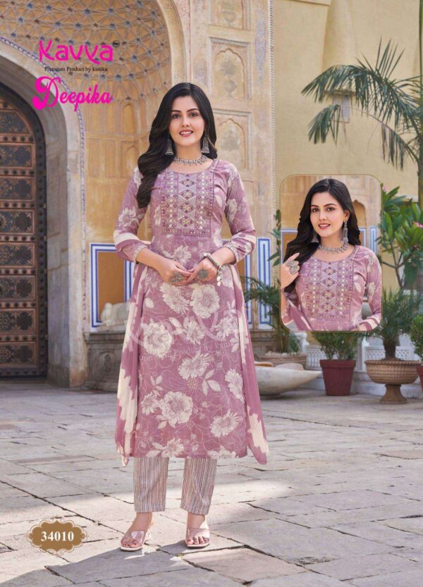 Kavya Deepika Vol 34 series 34001-34010 Fancy wholesale salwar kameez in surat - Image 2