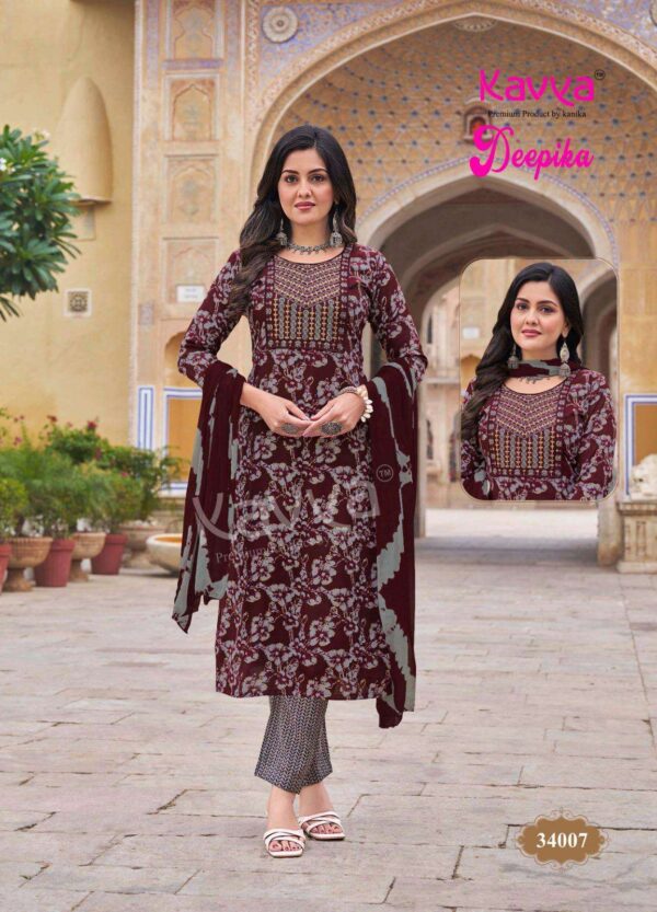 Kavya Deepika Vol 34 series 34001-34010 Fancy wholesale salwar kameez in surat - Image 11