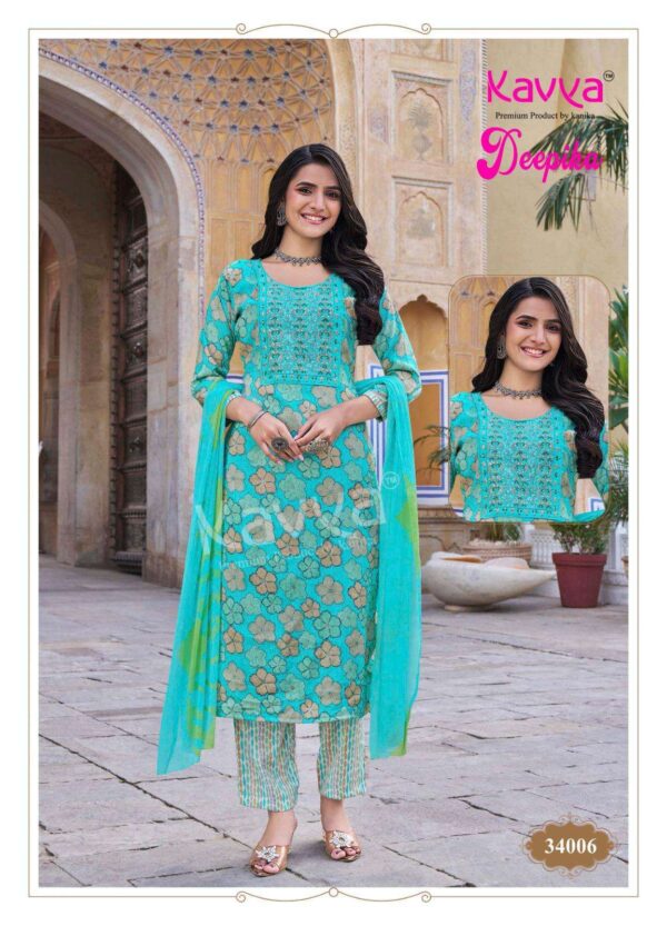 Kavya Deepika Vol 34 series 34001-34010 Fancy wholesale salwar kameez in surat - Image 3