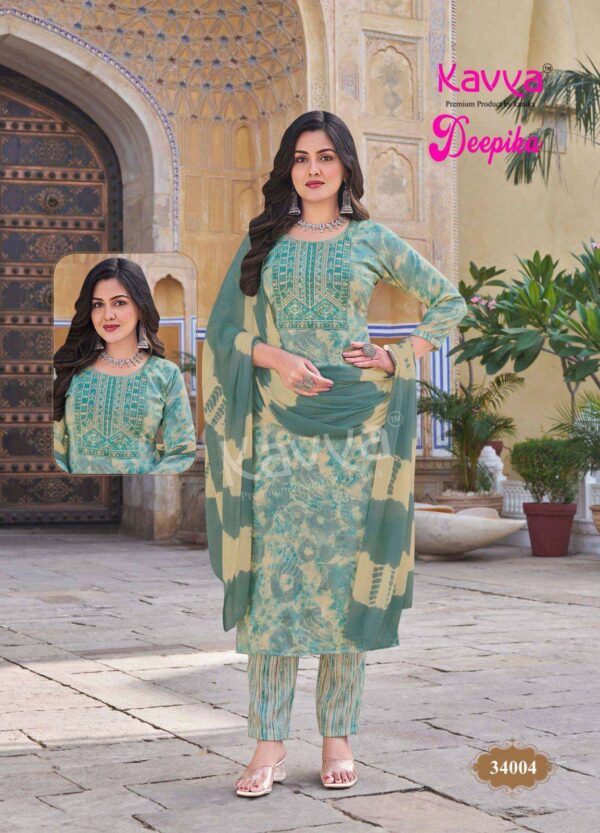 Kavya Deepika Vol 34 series 34001-34010 Fancy wholesale salwar kameez in surat - Image 4
