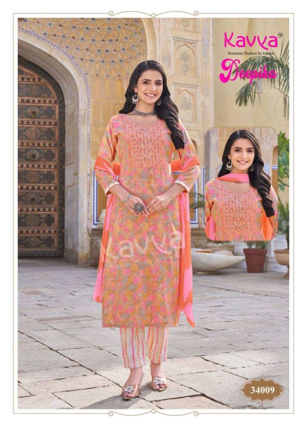 Kavya Deepika Vol 34 series 34001-34010 Fancy wholesale salwar kameez in surat - Image 10