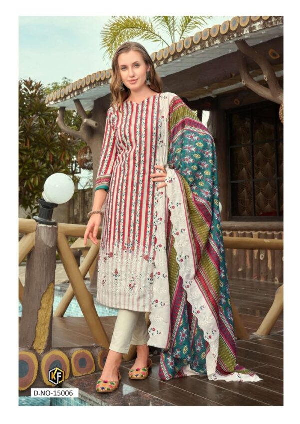 Keval Fab Maryum & Maria Vol-15 series 15001-15006 Heavy Cotton wholesale salwar kameez in surat - Image 2