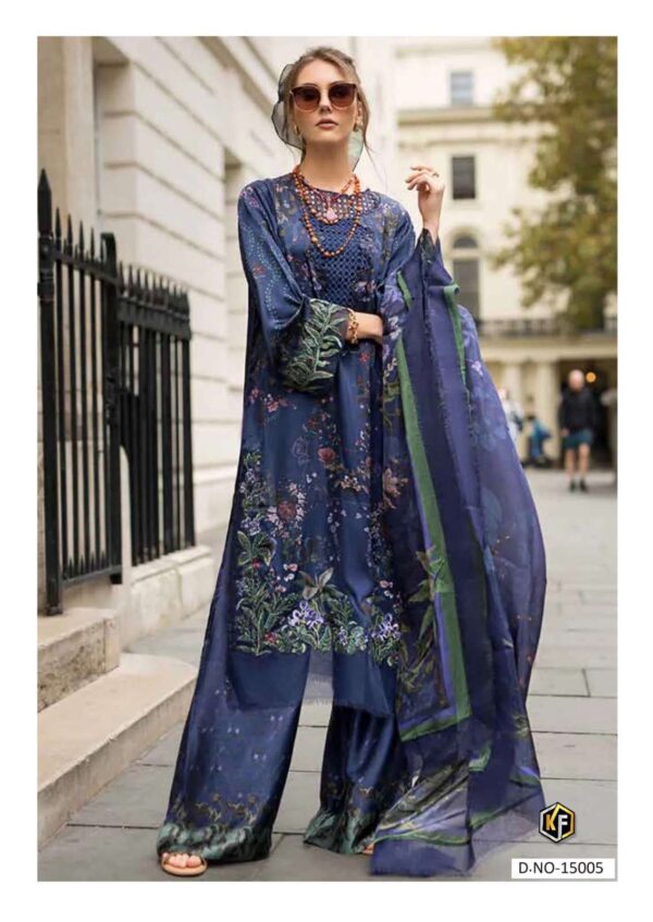 Keval Fab Maryum & Maria Vol-15 series 15001-15006 Heavy Cotton wholesale salwar kameez in surat - Image 3