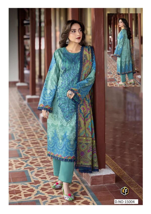 Keval Fab Maryum & Maria Vol-15 series 15001-15006 Heavy Cotton wholesale salwar kameez in surat - Image 4