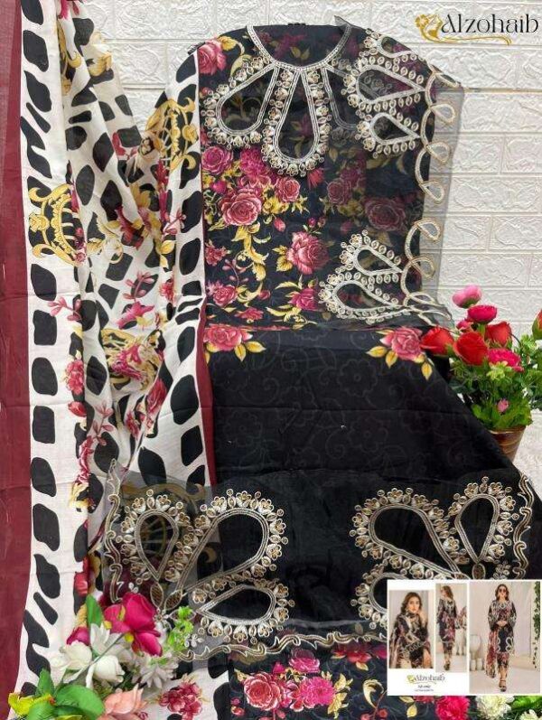 alzohaib sakina vol 2 series 1182-1192  cotton wholesale suit - Image 11