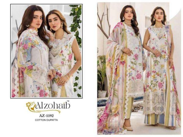 alzohaib sakina vol 2 series 1182-1192  cotton wholesale suit - Image 7