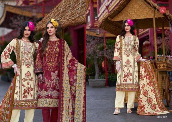 belliza naira vol 97 series 805001-805008 cotton wholesale suit - Image 17