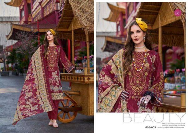 belliza naira vol 97 series 805001-805008 cotton wholesale suit - Image 8