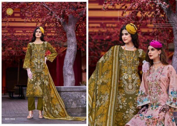 belliza naira vol 97 series 805001-805008 cotton wholesale suit - Image 10
