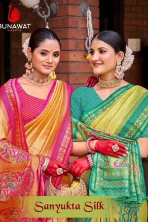 Bunawat  Sanyukta Silk series 1001-1006 SILK wholesale saree