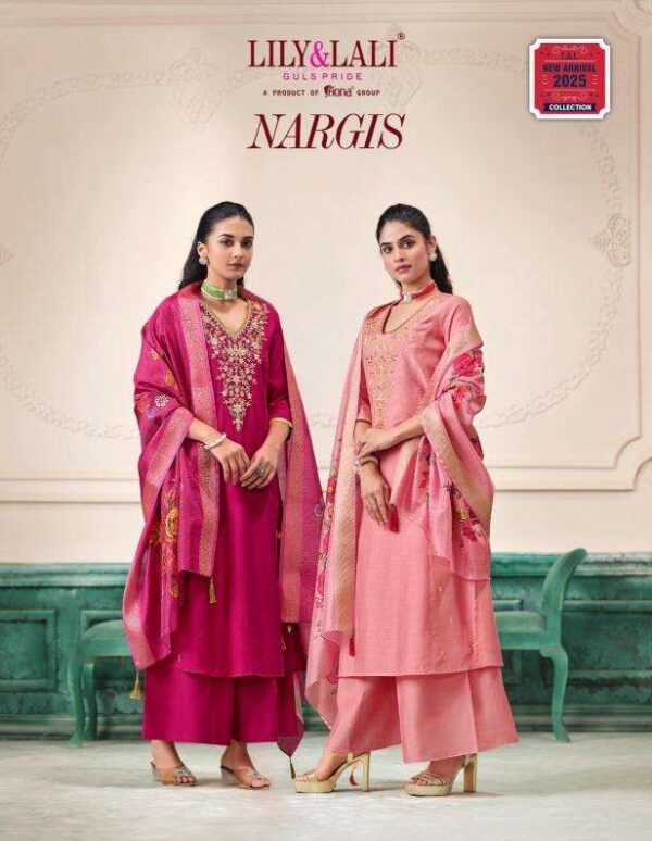 lily & lali nargis series 25001-25006 roman butti wholesale suit - Image 14