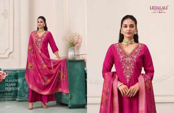 lily & lali nargis series 25001-25006 roman butti wholesale suit - Image 5