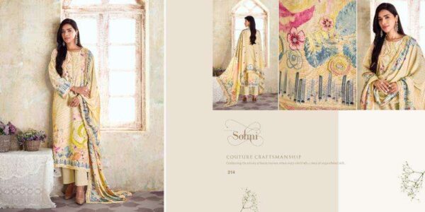 sohni spring vol 14 series 211-214 linen wholesale suit - Image 5