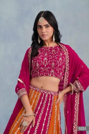 mehvish krishvi 1031 faux georgette wholesale lehenga