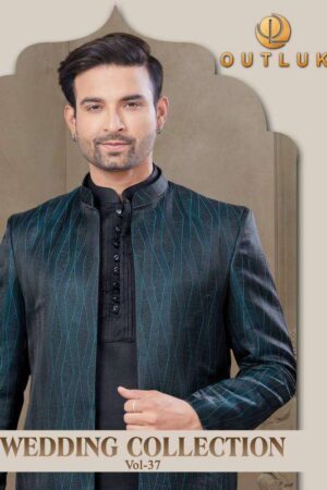 Outluk premium series wedding vol 37 series 3701-3712 mysore silk wholesale kurta